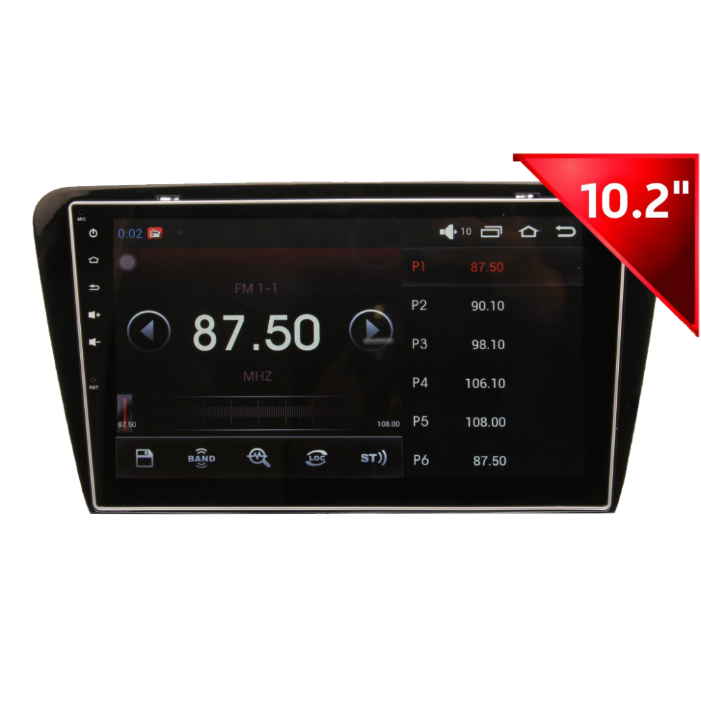 10.2"  Skoda Octavia A7 2013+